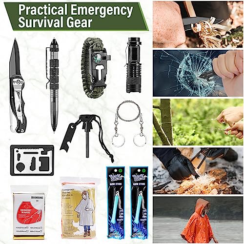 Emergency Survival First Aid Kit - 282PCS Pouch