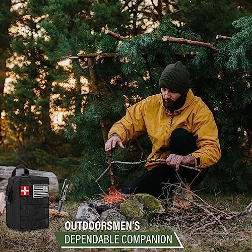 Emergency Survival First Aid Kit - 282PCS Pouch