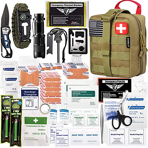 250-Piece Survival First Aid Kit for Emergencies