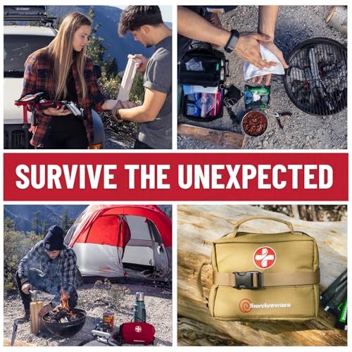 Surviveware Premium Survival First Aid Kit - Medium