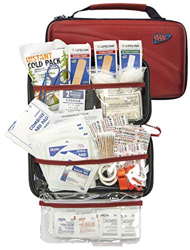 Compact 121-Piece Road Trip First Aid Kit