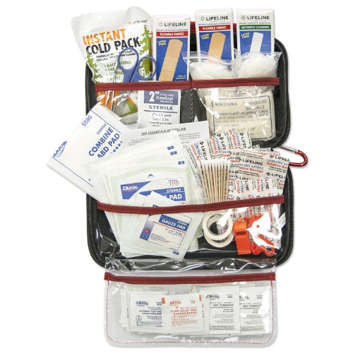 Compact 121-Piece Road Trip First Aid Kit