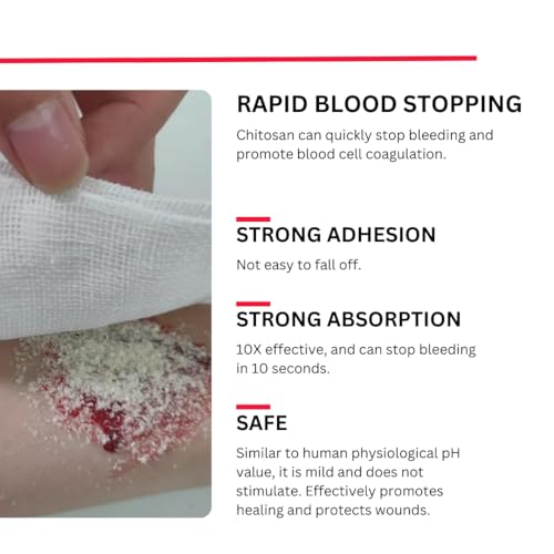 Chitosan Blood Stop Powder for Traumatic Wounds