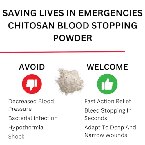 Chitosan Blood Stop Powder for Traumatic Wounds