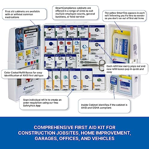 SmartCompliance OSHA First Aid Kit for 50 People