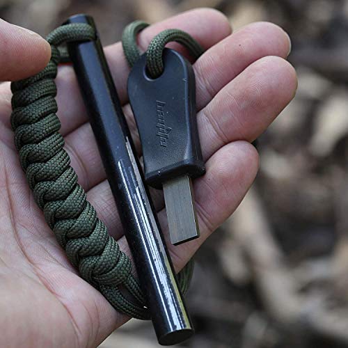 Ferrocerium Fire Starter Kit with Paracord Handle