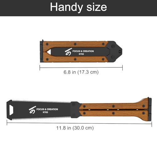 KERYE Mini Pocket Folding Hand Saw - 5.5 Inch