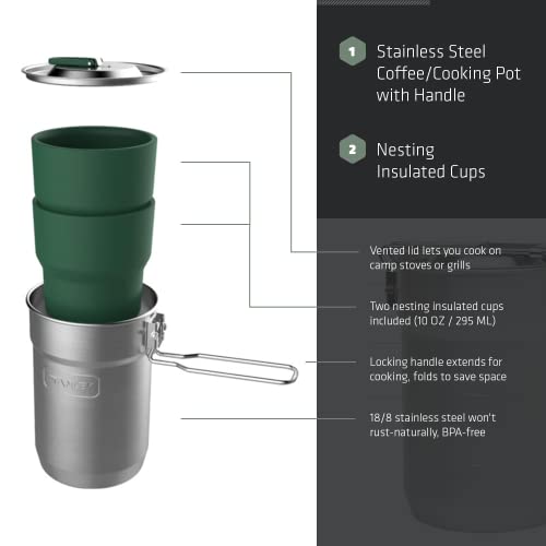 STANLEY Adventure Two Cup Cookset for Outdoor Safety