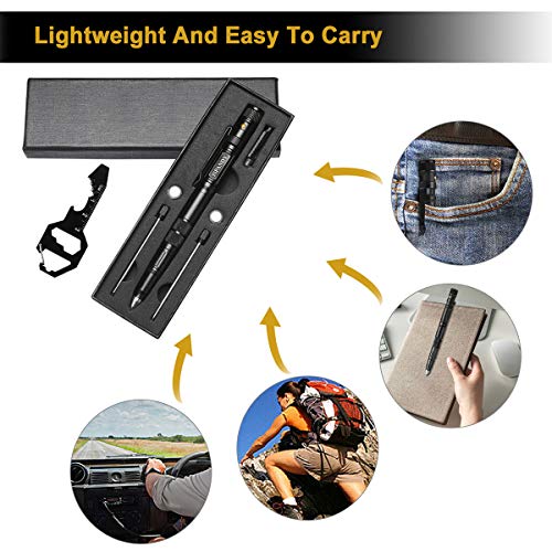 Tactical Pen Multitool Pen Dad Gifts for Men Who Wants Nothing, Father Day Gifts from Daughter, Valentine's Day Gifts for Him,Birthday Gifts for Dad Men,Grandpa Tools Gadgets for Men