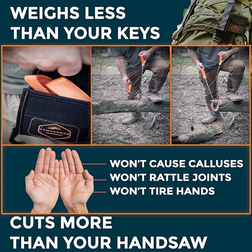 CAMPNDOOR Heavy Duty Pocket Chainsaw for Survival