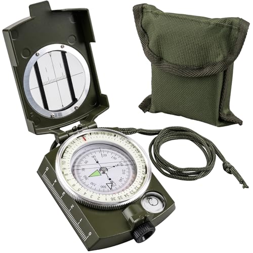 Pocket-Sized Waterproof Tactical Hiking Compass