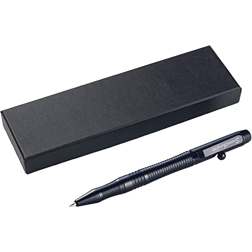 SMOOTHERPRO Bolt Action Pen Compatible with Pilot G2 Refill Durable Stainless Steel Clip for EDC Use Signature in Office School Color Black (TG205)