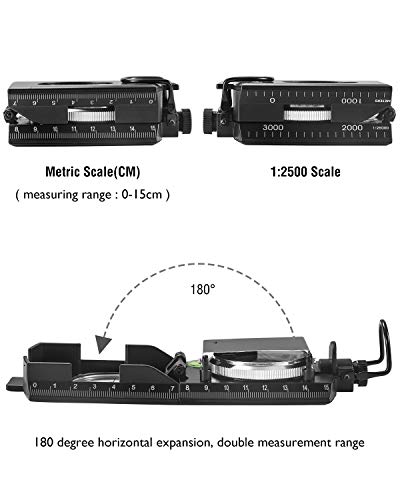 Eyeskey Multifunctional Waterproof Military Navigation Compass