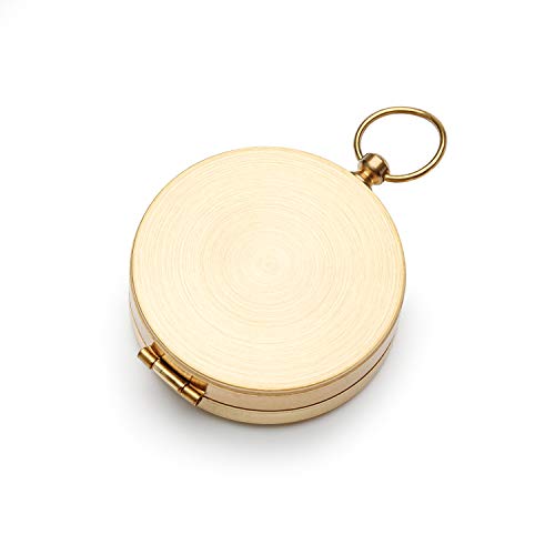 Dual Metal Pocket Compass for Hiking and Camping
