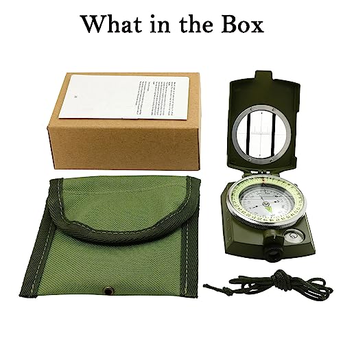 Pocket-Sized Waterproof Survival Hiking Compass