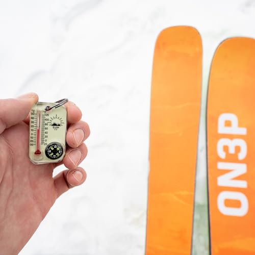 LumaGage Glow-in-the-Dark Compass & Thermometer