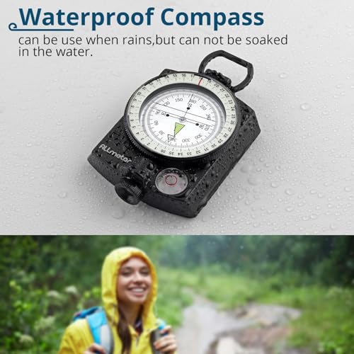 Survival Metal Compass - Lightweight, Waterproof Navigation Tool