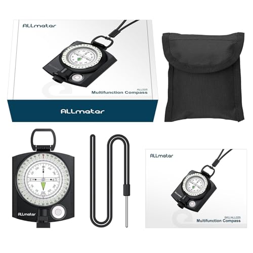 Survival Metal Compass - Lightweight, Waterproof Navigation Tool