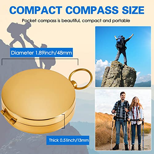 Glow-in-the-Dark Pocket Compass Set for Kids