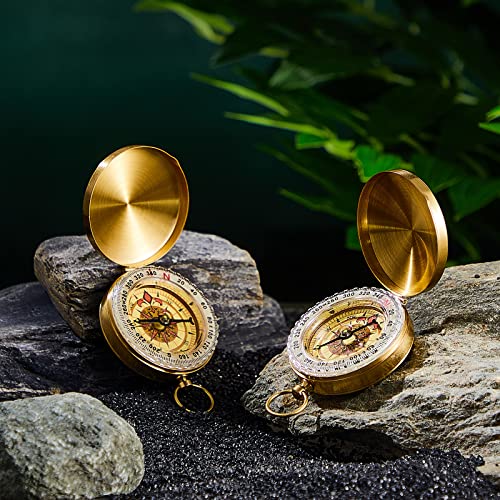 Glow-in-the-Dark Pocket Compass Set for Kids