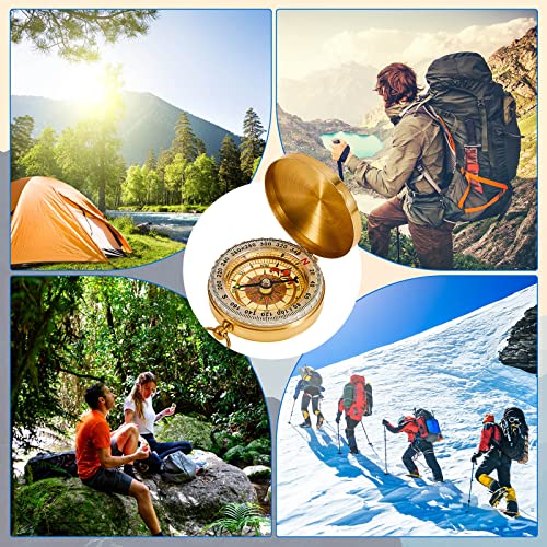 Glow-in-the-Dark Pocket Compass Set for Kids