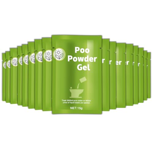 30 Pcs Eco-Friendly Toilet Gel for Camping