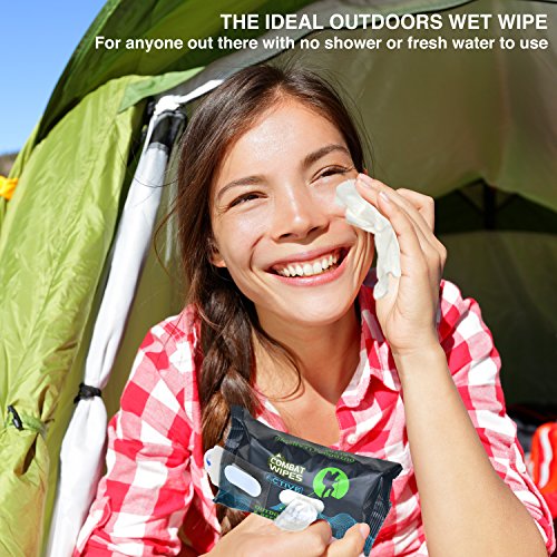 Biodegradable Active Outdoor Wet Wipes for Defense