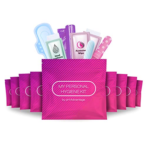 Travel-Ready Pink Menstrual Kit - 10 Pack