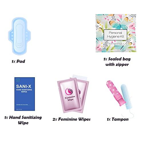 All-in-One Menstrual Kit: 10 Pack for Travel