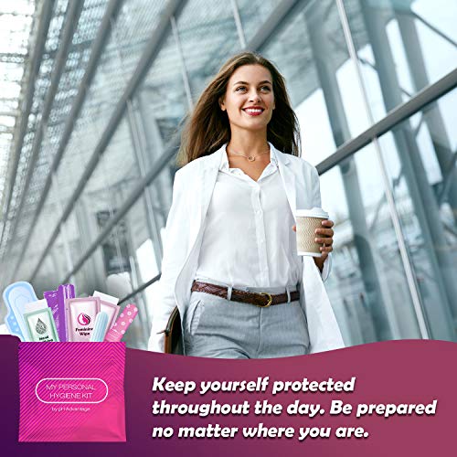 Travel-Ready Pink Menstrual Kit - 10 Pack
