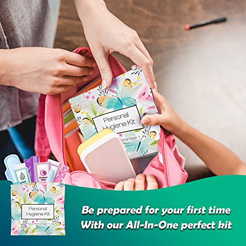 All-in-One Menstrual Kit: 10 Pack for Travel