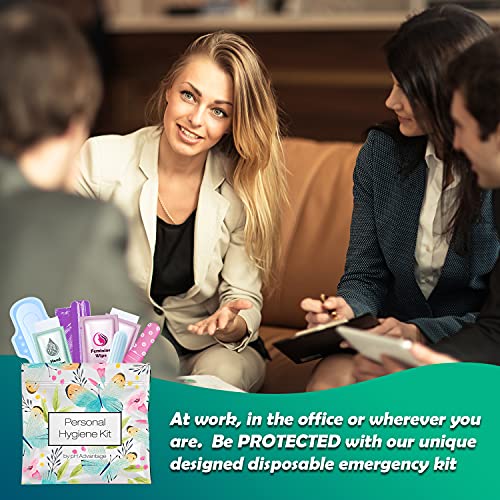 All-in-One Menstrual Kit: 10 Pack for Travel