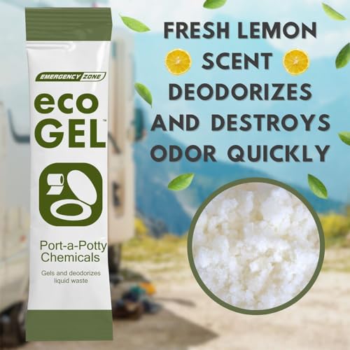 Eco-Friendly Emergency Toilet Gel and Powder Deodorizer