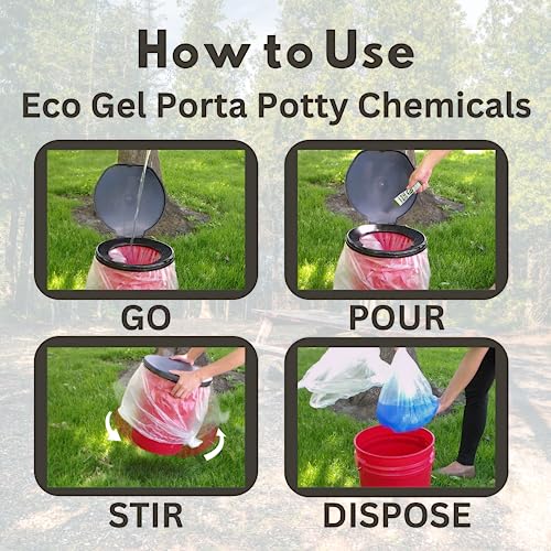 Eco-Friendly Emergency Toilet Gel and Powder Deodorizer