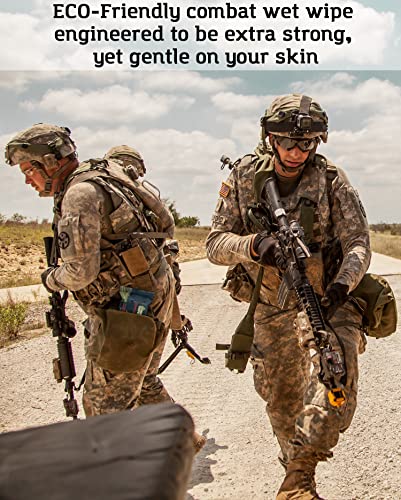 Biodegradable Camouflage Wet Wipes - 25 Pack