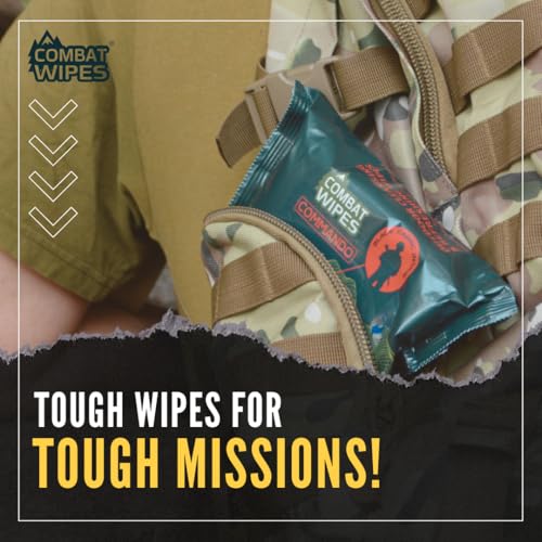 Biodegradable Camouflage Wet Wipes - 25 Pack