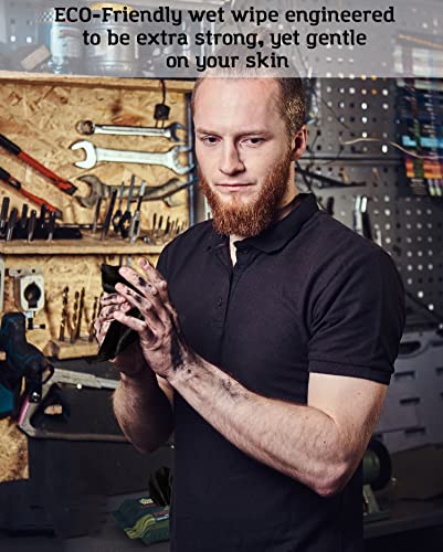 Biodegradable Camouflage Wet Wipes - 25 Pack