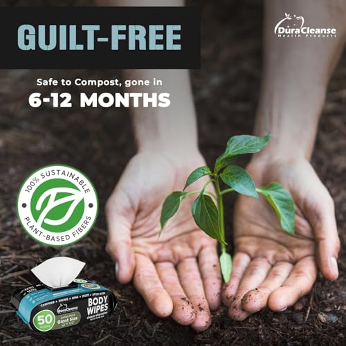 Men's XL No Rinse Body Wipes - 2 Pack