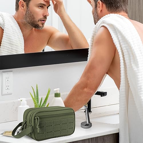 QT&QY Tactical Toiletry Bag for Men EDC