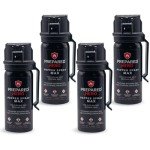 Pepper Spray Max - 4 Pack Personal Defense