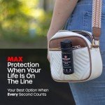 Max Strength Pepper Spray for Personal Defense - 2 Pack