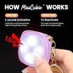 Rechargeable Personal Alarm for Women - Purple