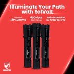 SolVolt Taser Flashlight for Women's Self Defense