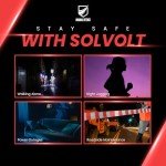 SolVolt Taser Flashlight for Women's Self Defense