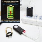130dB Rechargeable Safety Alarm with Strobe Light