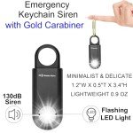 130dB Rechargeable Safety Alarm with Strobe Light