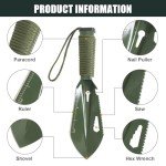 Versatile Tactical Mini Shovel for Outdoor Survival