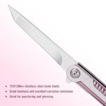 FUNBRO Pink EDC Knife - Slim Self-Defense Tool