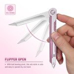 FUNBRO Pink EDC Knife - Slim Self-Defense Tool