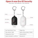 130dB Bluetooth Personal Safety Alarm Keychain